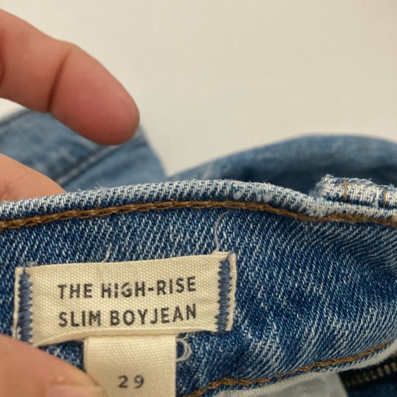 Madewell High-Rise Slim boyjean medium wash size 29 - Picture 8 of 8